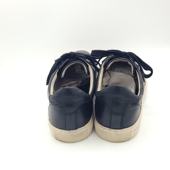 Banana Republic Rich Black Leather Lace Up Shoes Mens Size 9 - Picture 6 of 9